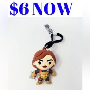 Gi-Joe Lady Jaye Figural 3D Bag Clip Toy Figure